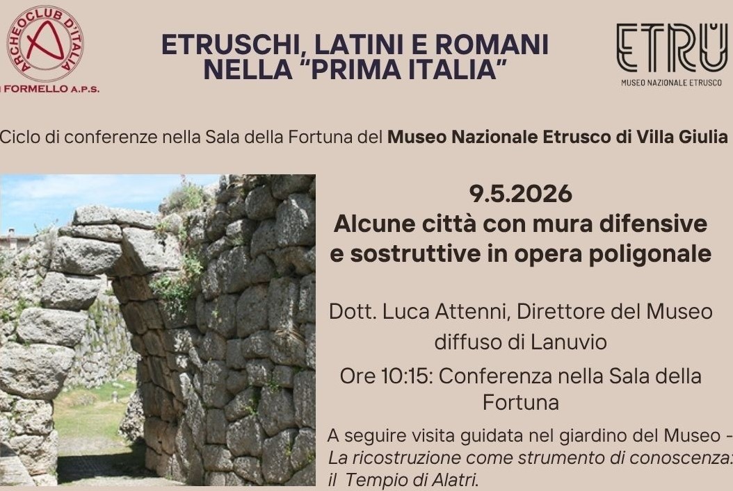 Alcune città con mura difensive e sostruttive in opera poligonale